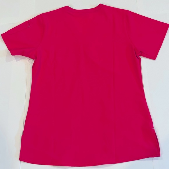 Carhartt Pink Scrub Top, Size Small - Picture 2 of 3